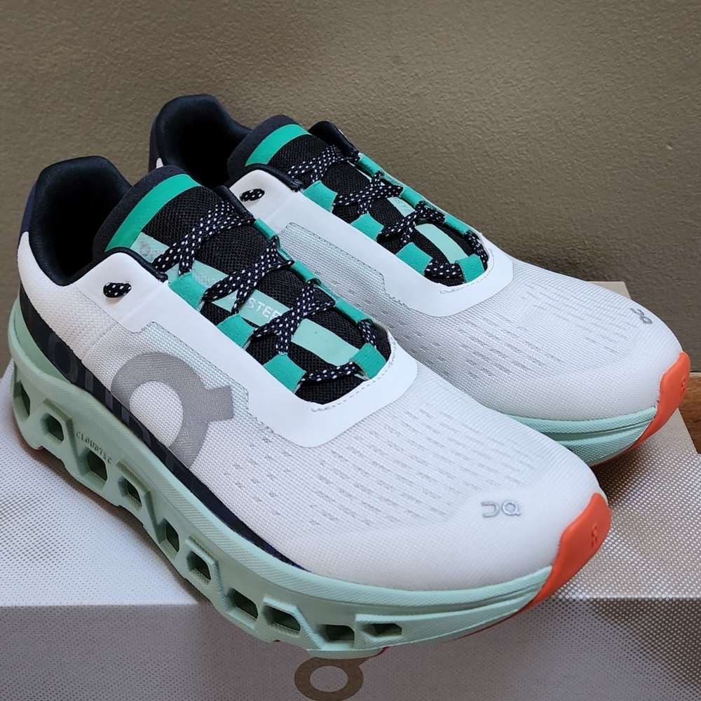On Cloudmonster, women's 8